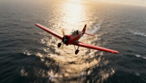 Aviator game interface showing plane taking off and cash out button highlighted